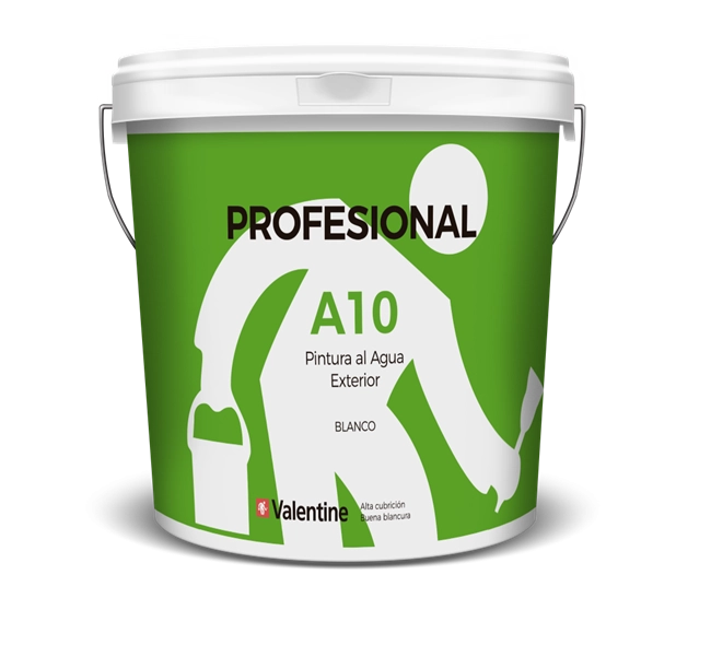 Außen mattierter Kunststoff A-10 15l Weiß Valentine