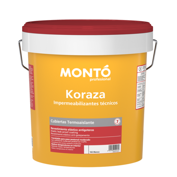 Impermeabilizante para Cubiertas Koraza MONTO | Membrana Continua y Elástica frente a Filtraciones