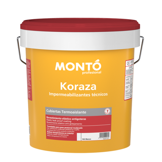 Impermeabilizante para Cubiertas Koraza MONTO | Membrana Continua y Elástica frente a Filtraciones