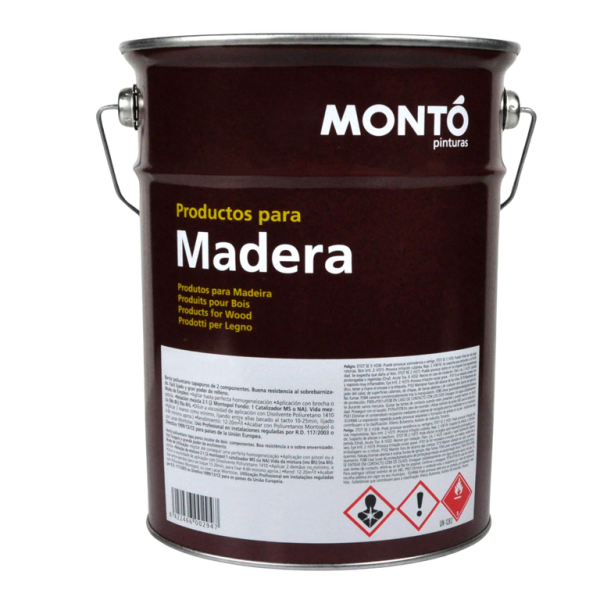 Laca para Madera Montolac MONTO | Brillo, Mate y Satinado, Acabado Profesional para Carpintería y Mobiliario · 4 Colores