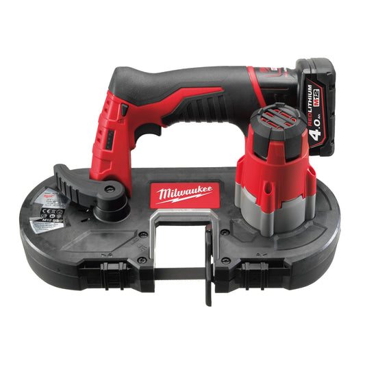 Milwaukee Sierra de banda subcompacta M12™, capacidad de corte 41x41mm M12BS-402C