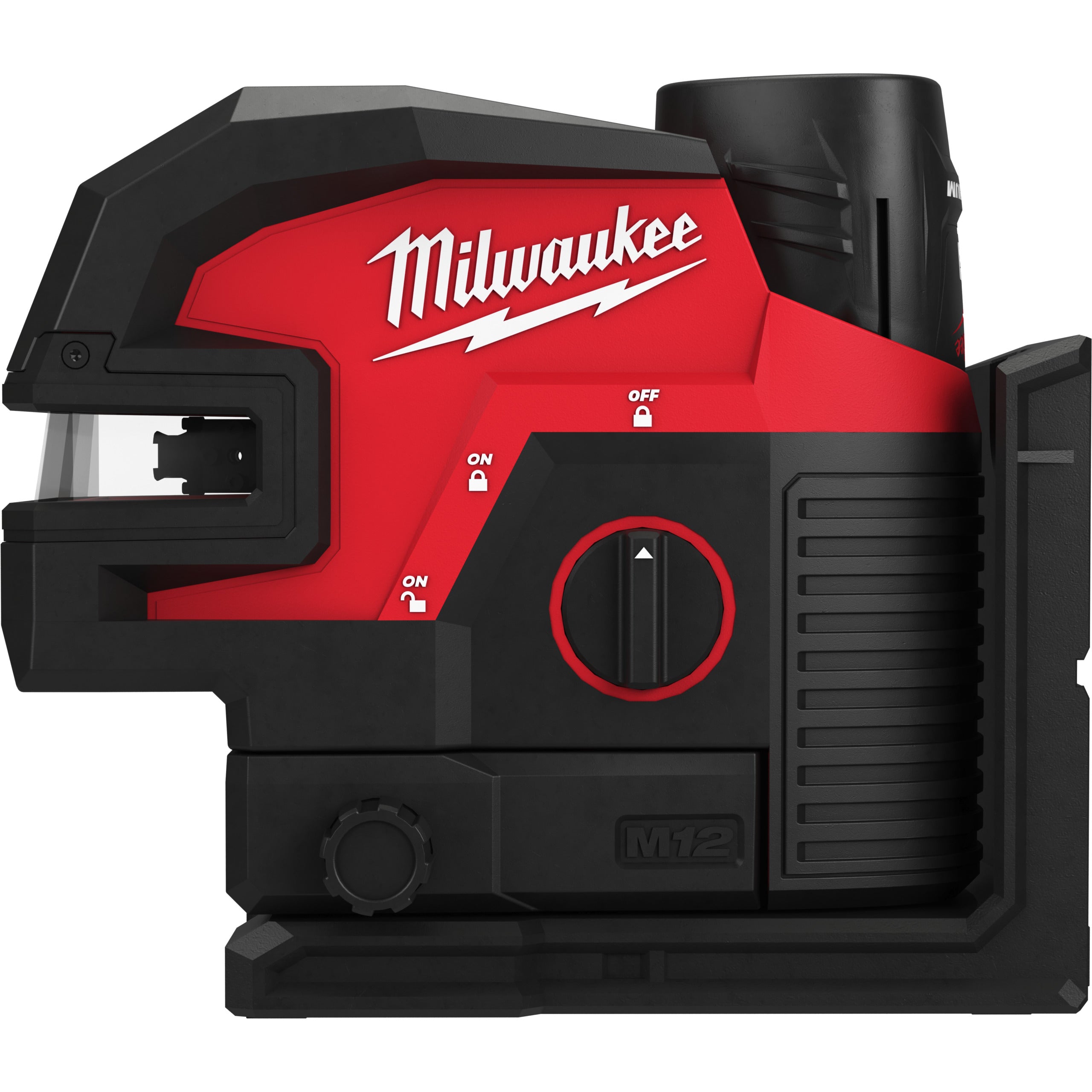 Milwaukee Nivel láser de 2 líneas y 4 puntos M12™, verde, ajuste fino, protección IP54 M12CLL4P-301C