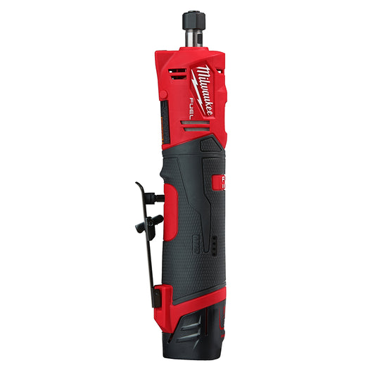 Milwaukee Rectificadora recta M12 FUEL™, 3 modos, 0-21000rpm, longitud 262mm M12FDGS-422B
