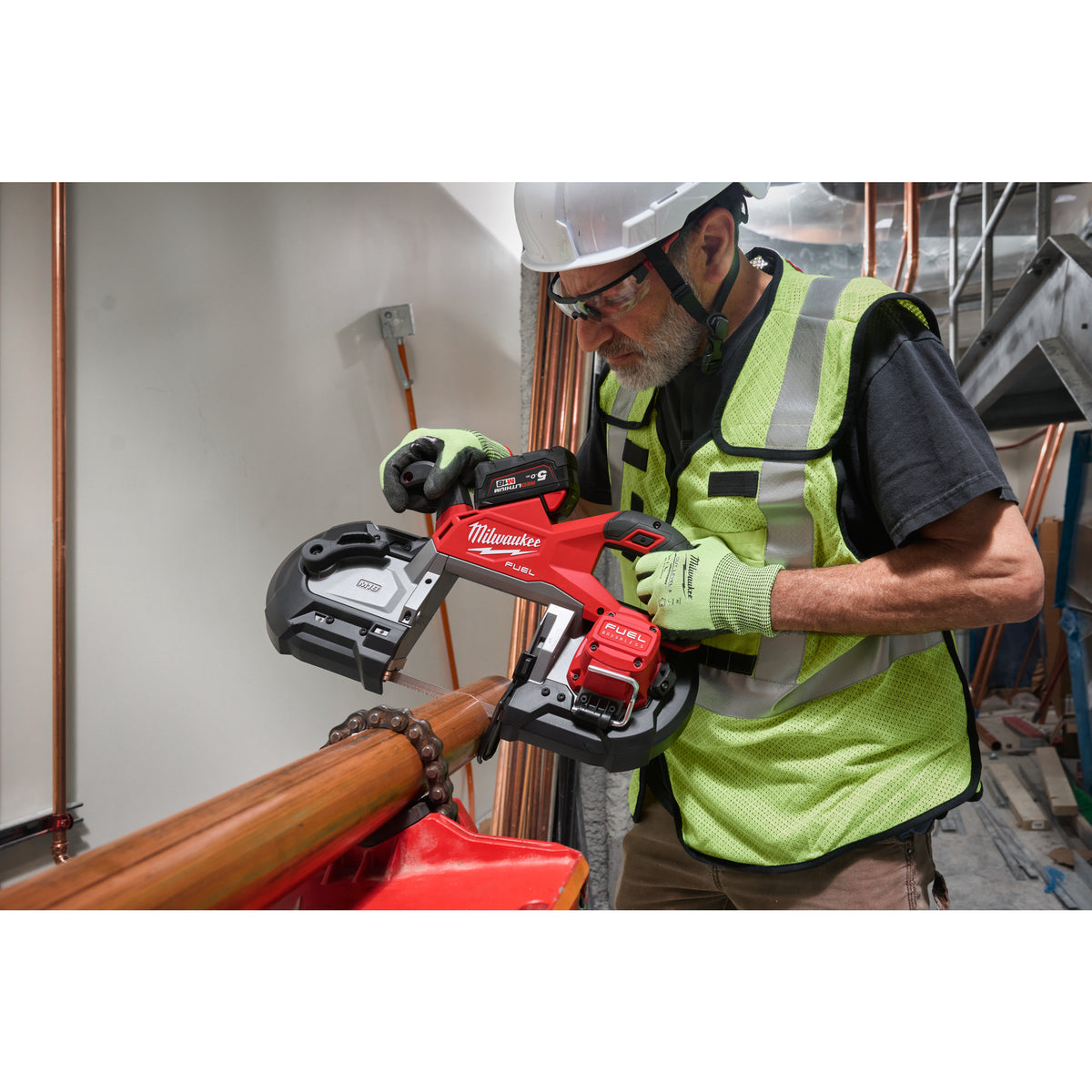 Milwaukee Sierra de banda G2 M18 FUEL™, capacidad de corte 125x125mm M18FBS127-502C — imagen 3