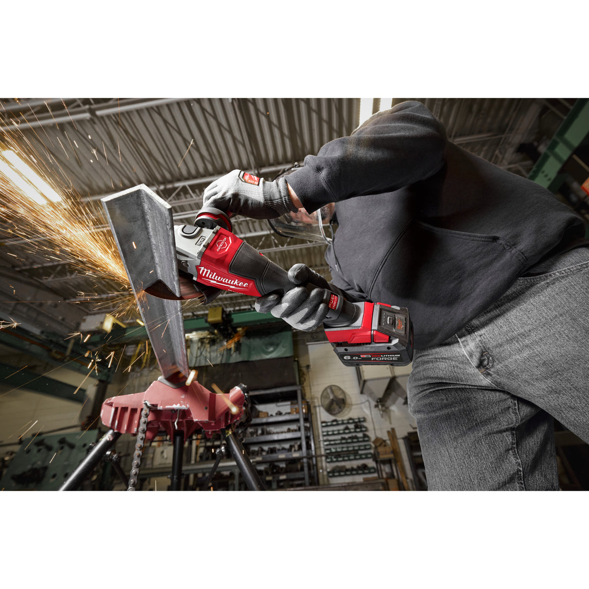 Milwaukee Amoladora angular de alto rendimiento M18 FUEL™, diámetro del disco 150mm M18FHSAG150XPDB2-0X — imagen 3