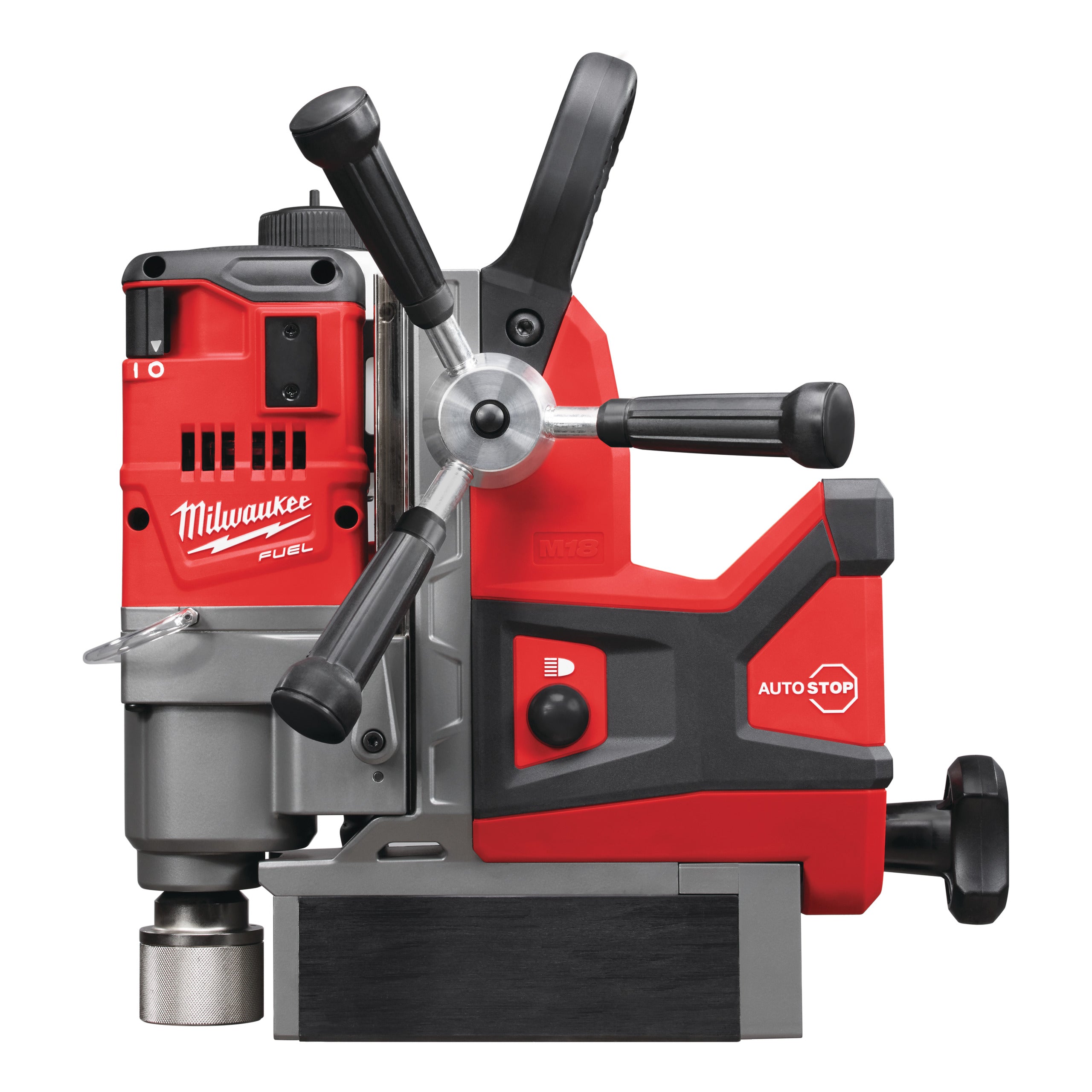 Milwaukee Taladro magnético con imán permanente M18 FUEL™, potencia magnética de 8890N M18FMDP-0C