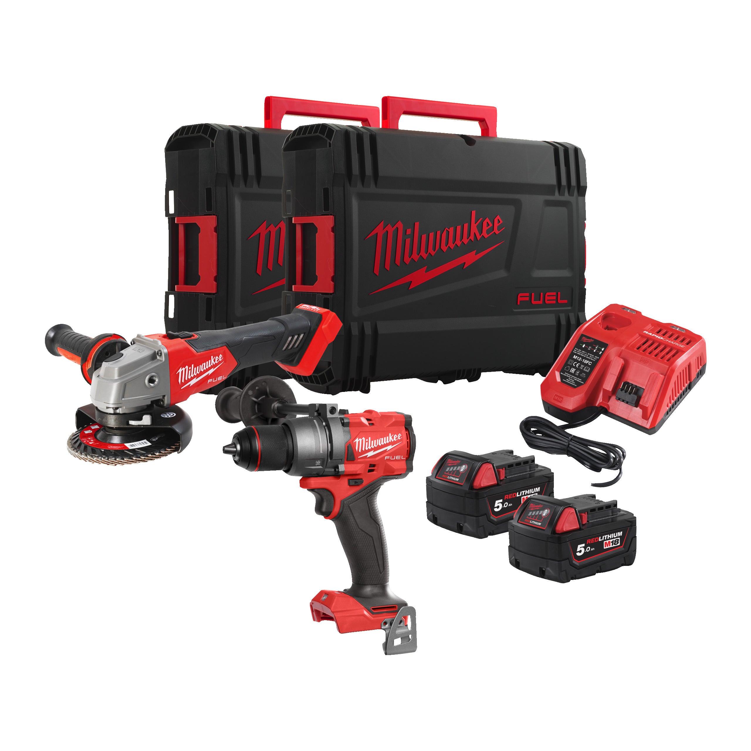 Milwaukee Powerpack M18FPP2E3-502X (M18FPD3 + M18FSAG125X)