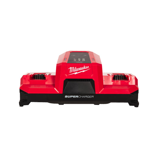 Milwaukee Super cargador rápido doble puerto M18™, carga rápida simultánea de 2 baterías M18™ M18MDBSC