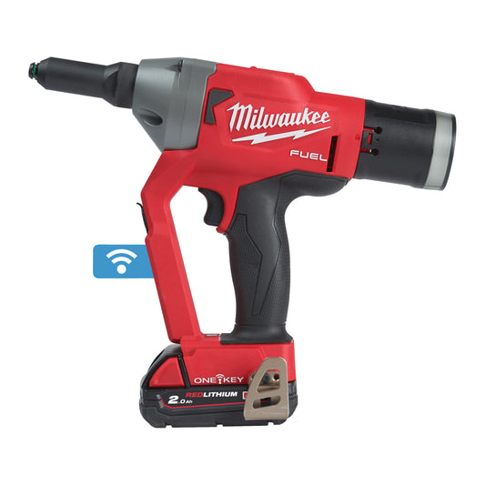 Milwaukee Remachadora M18 FUEL™ ONE-KEY™, capacidad máxima remache 4,8-7mm INOX M18ONEFPRT-202X