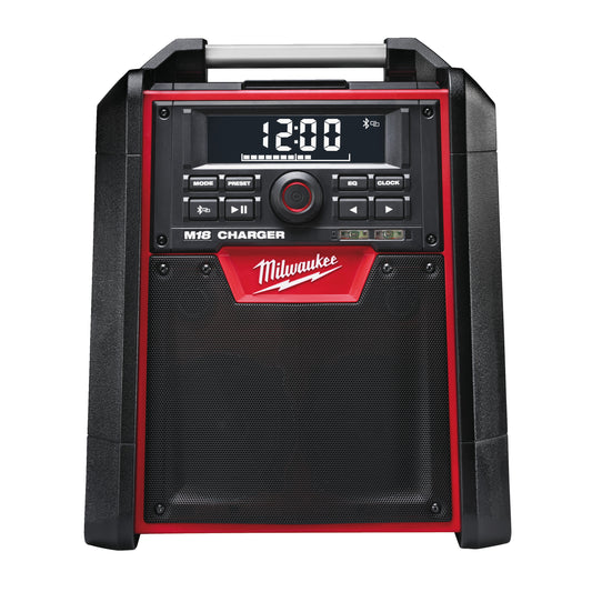 Milwaukee Radio/cargador de trabajo M18™ con Bluetooth®, salida de altavoz 40W, híbrido AC/DC M18RC-0