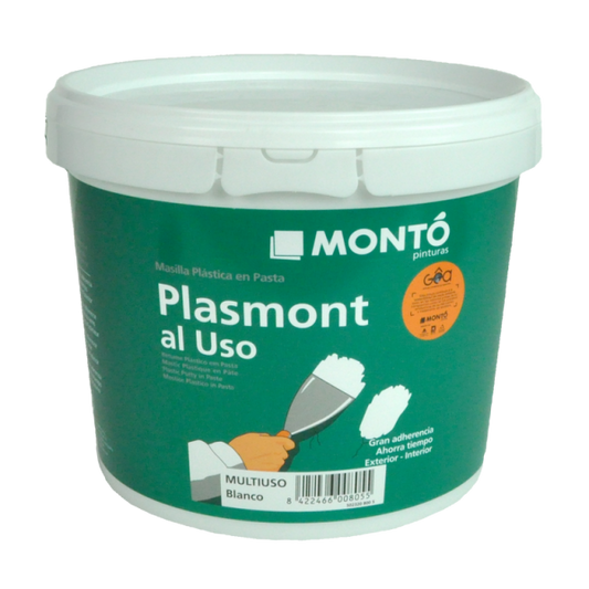 Masilla Plasmont Uso MONTO | para Reparar Grietas y Fisuras antes de Pintar