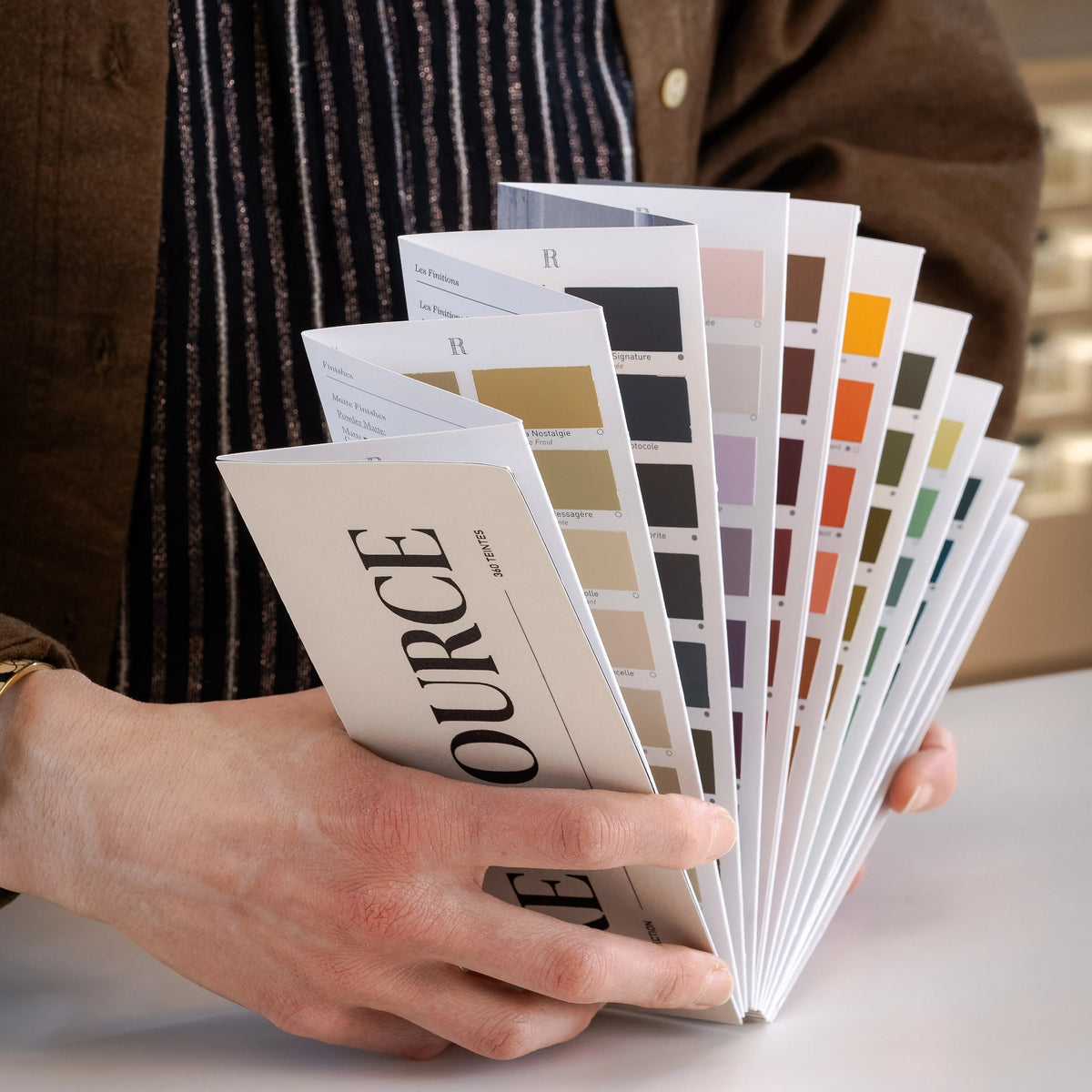 Carta de color acordeón Colección Ressource Ressource — detalle