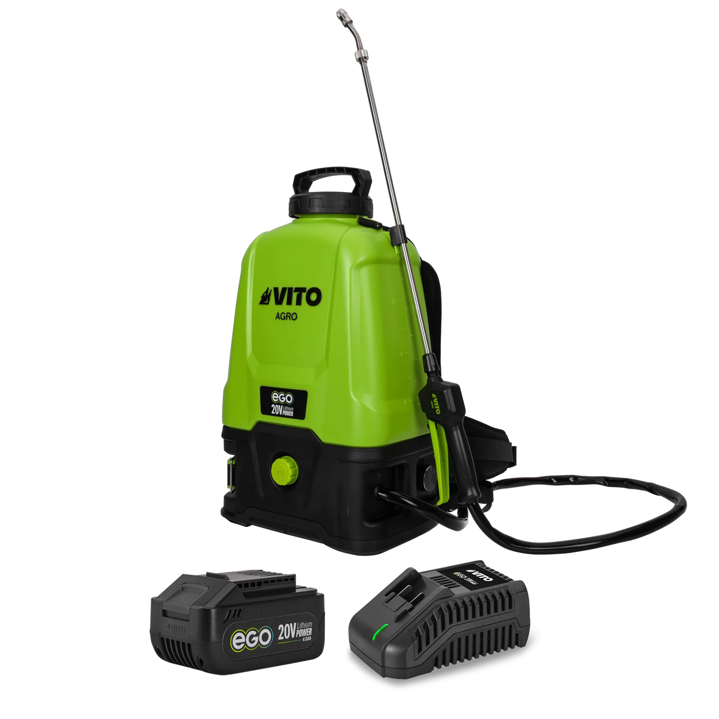 PULVERIZADOR BATERÍA 16L EGO 20V, CON BATERÍA 4AH Y CARGADOR
