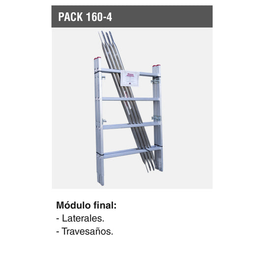 PACK-160-4 | Módulo final para andamio RAPIDO 160