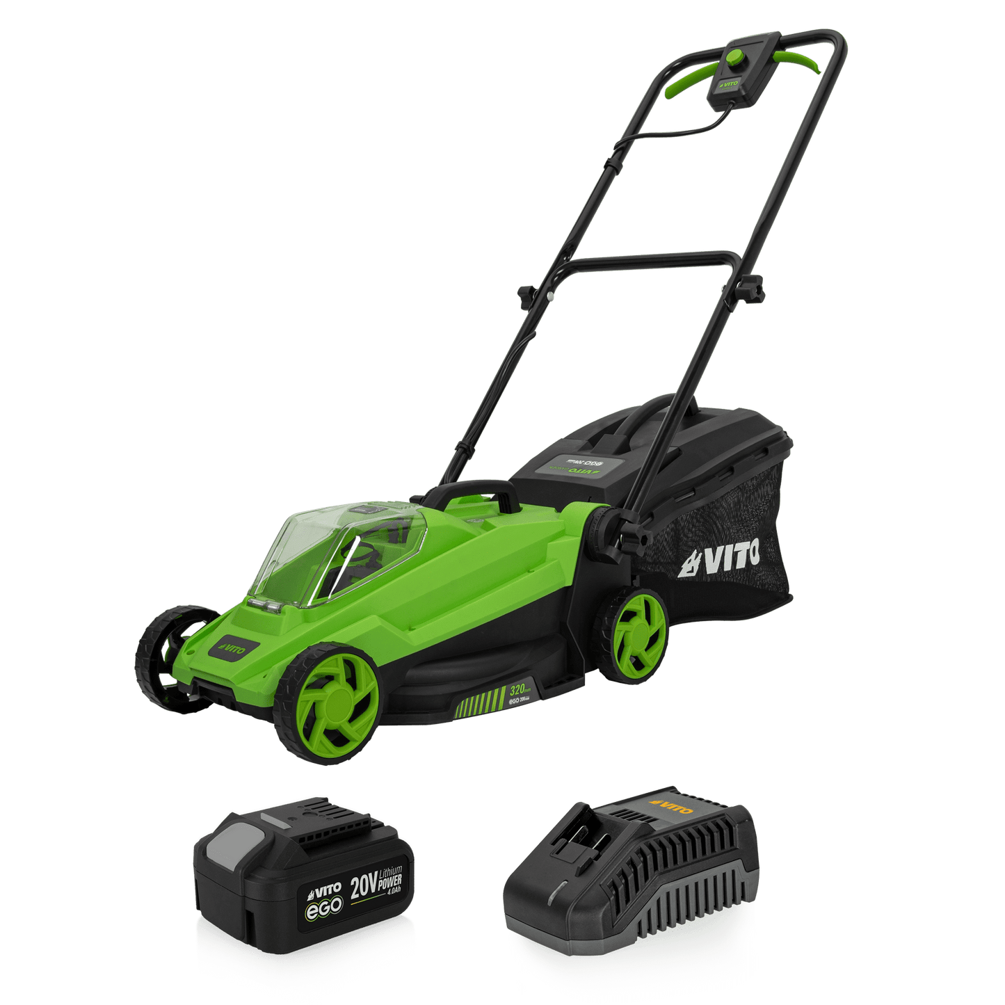 VITO Cortacésped 320Mm Ego 20V , Con Batería Y Cargador
