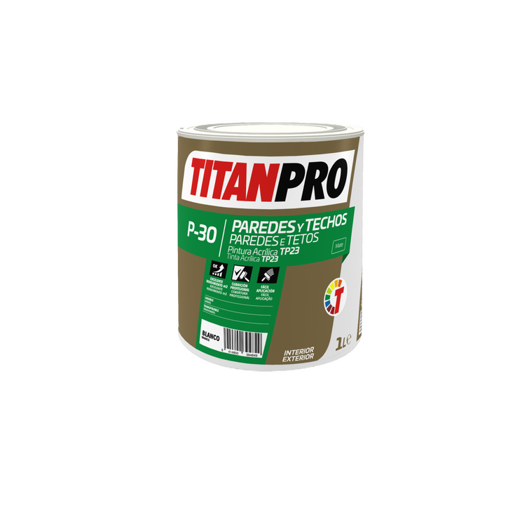 Peinture acrylique anti-moisissure Titan Pro P30