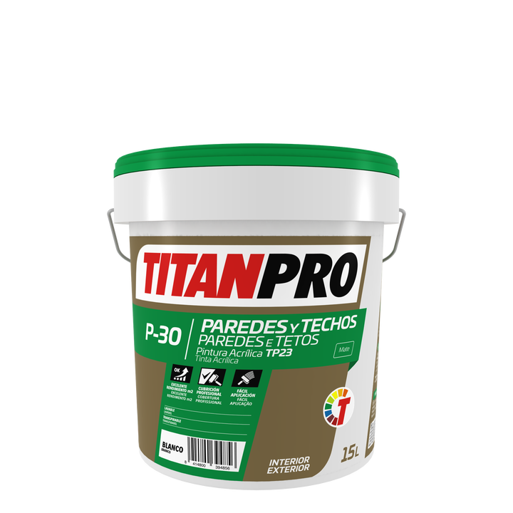 Peinture acrylique anti-moisissure Titan Pro P30