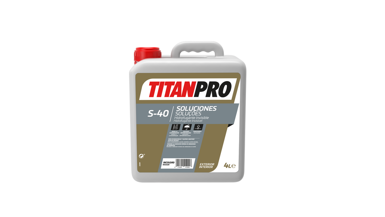 Hidrofugante Invisible Titan Pro S40