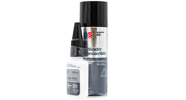 QS Acelerante Activador + Pegamento Cianocrilato 50 gr