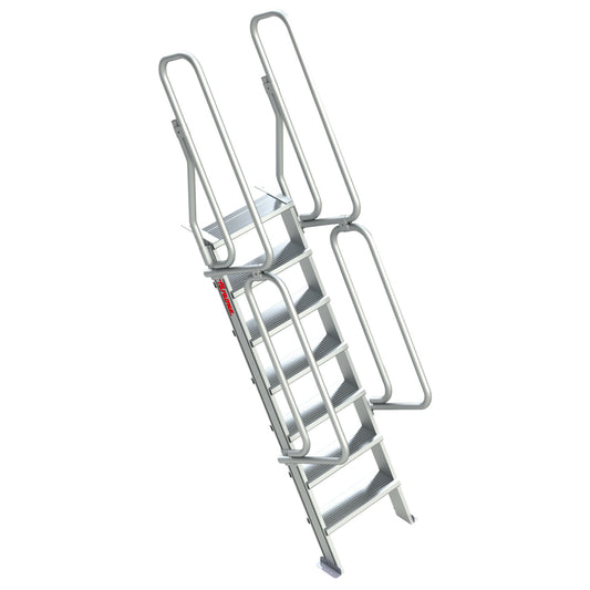 SG60 | Escalera de aluminio fija para entreplantas y altillos | Inclinación 60º