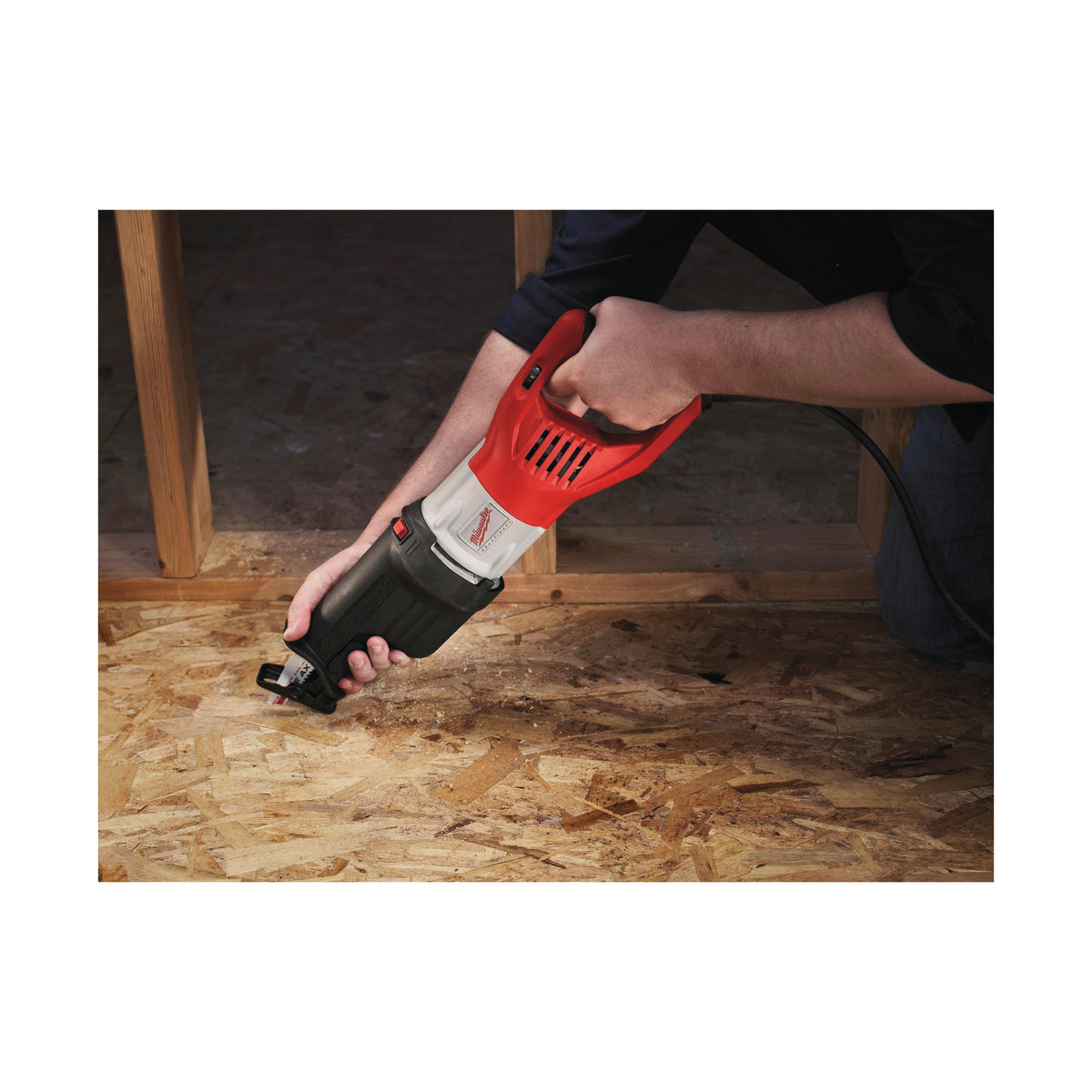 Milwaukee Sierra de sable SAWZALL™ de 1500W, carrera 32mm, 0-2800cpm, AVS, FIXTEC™ SSPE1500X — imagen 2