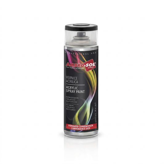 Spray Pintura Acrílica AMBRO-SOL 400 ml — Multisuperficie, 100 Colores RAL, Secado Rápido Interior y Exterior