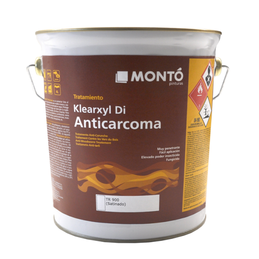 Tratamiento Matacarcoma para Madera Klearxyl MONTO | Resistente a la Humedad, los Rayos UV y el Desgaste