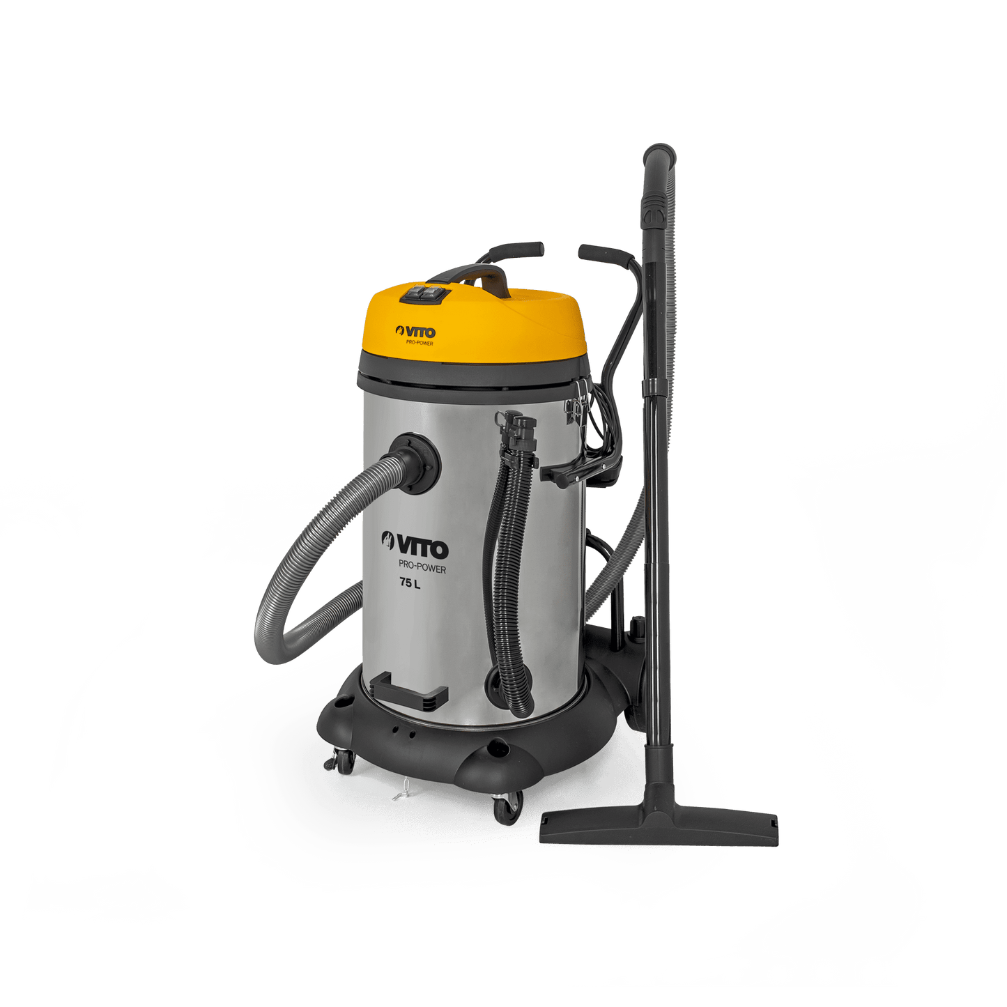 ASPIRADOR SOLIDOS Y LIQUIDOS 2x1200W/75L