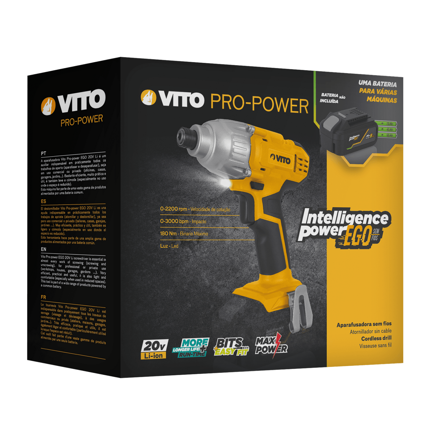 ATORNILLADOR DE IMPACTO 20V