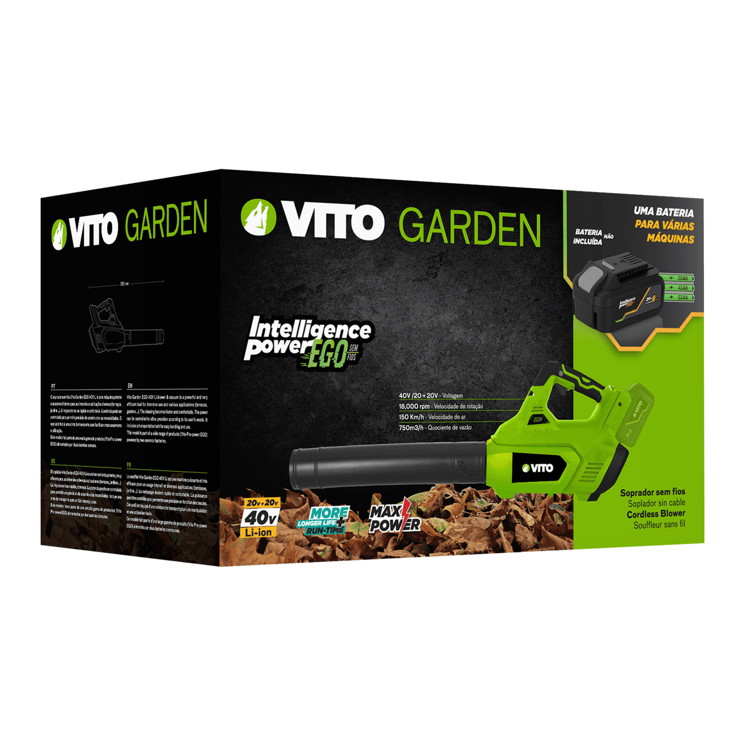Souffleur sans fil VITO 40V Li