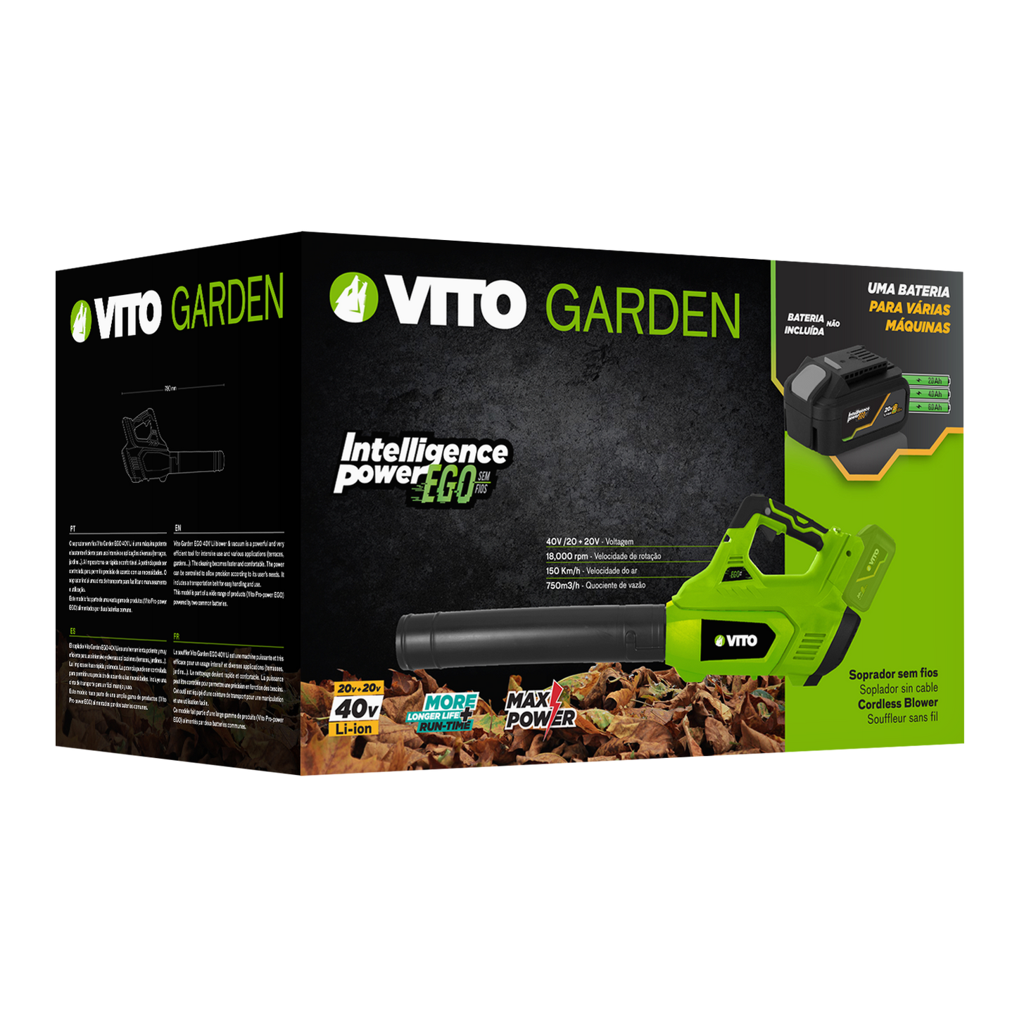 Souffleur sans fil VITO 40V Li