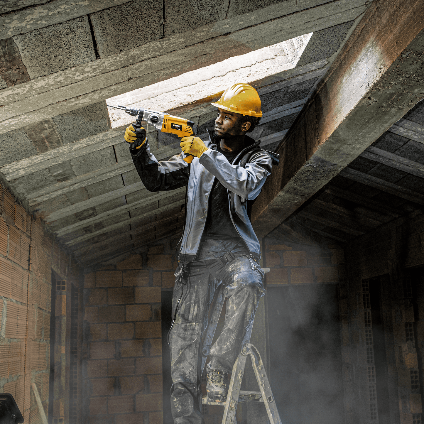 1050-W-Bohrhammer mit Hammerfunktion – 13 mm VITO-Bohrfutter