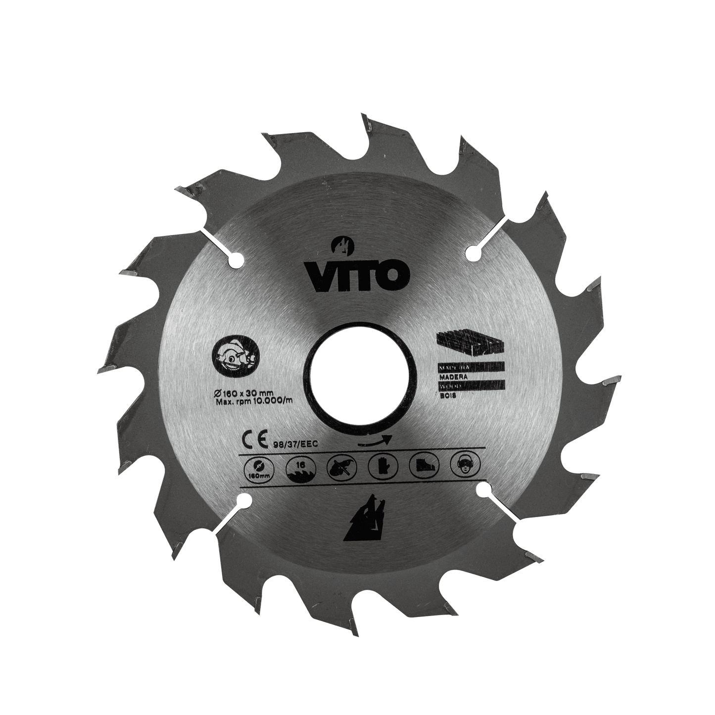 DISCO DE CORTE DE MADERA PARA SIERRA CIRCULAR 140X16 VITO
