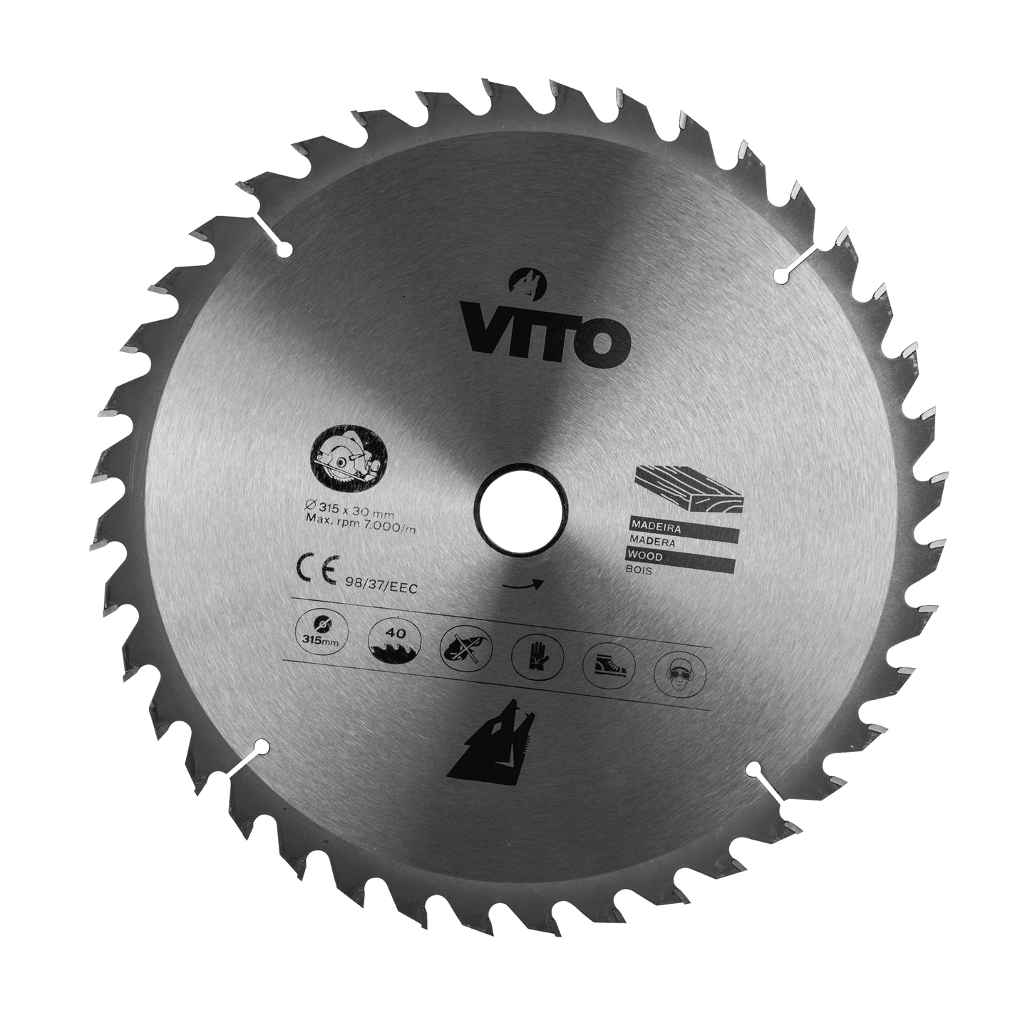 DISCO DE CORTE DE MADERA PARA SIERRA CIRCULAR150x10MM