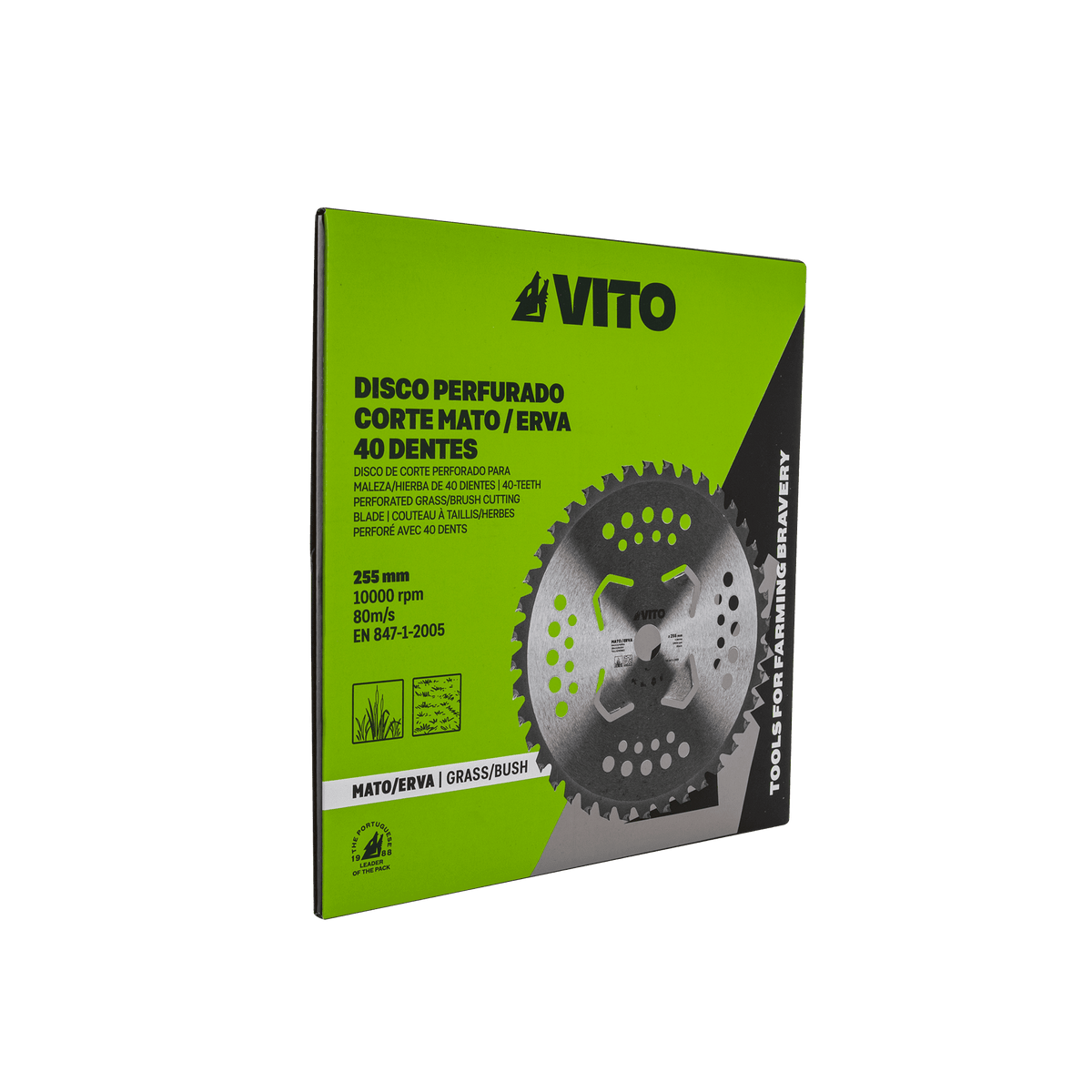 Disco de Corte Perforado para Maleza/Hierba 40 Dientes VITO VIDPCE40
