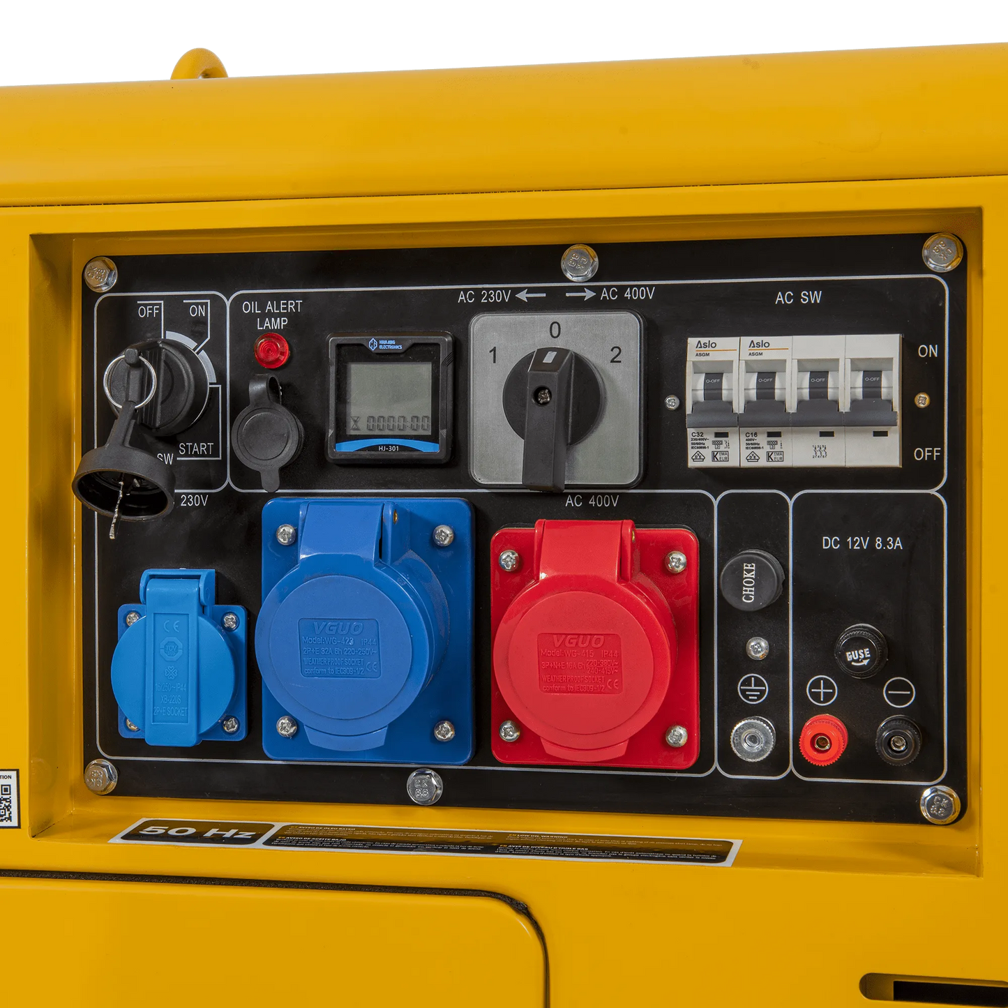 GENERADOR DIESEL TRIFÁSICO SILENCIOSO 8 KVA