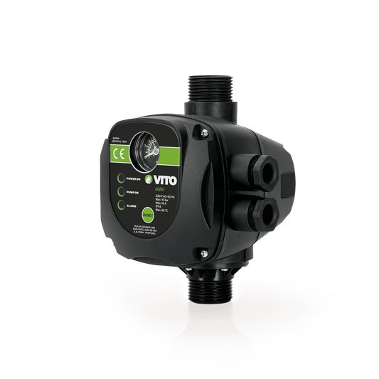 INTERRUPTOR DE PRESIÓN PARA BOMBA C/MANÓMETRO