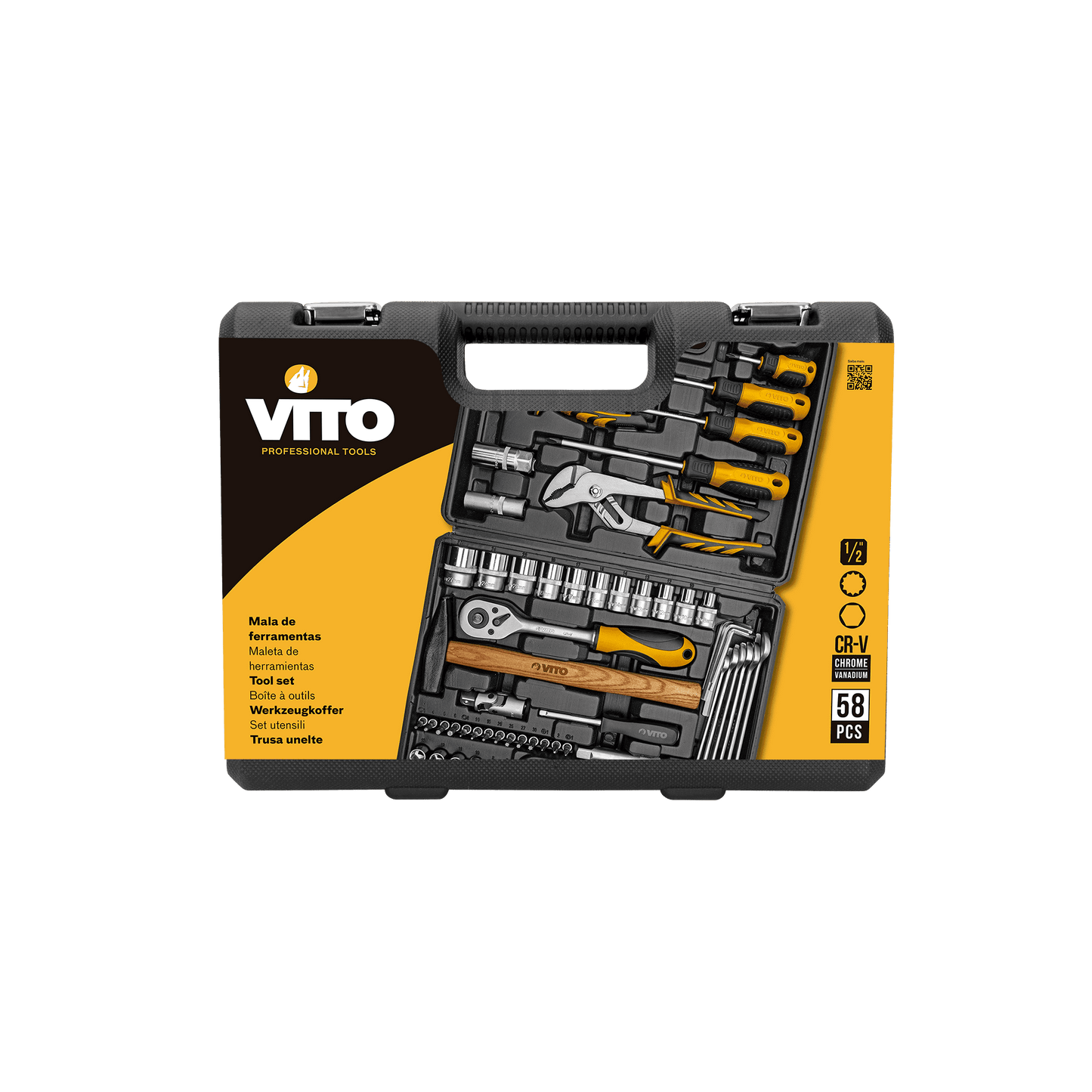 MALETÍN DE HERRAMIENTAS - 58 PIEZAS