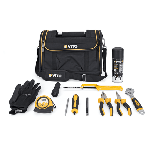 MALA DE NYLON CON HERRAMIENTAS PARA BRICOLAGE 11 PC