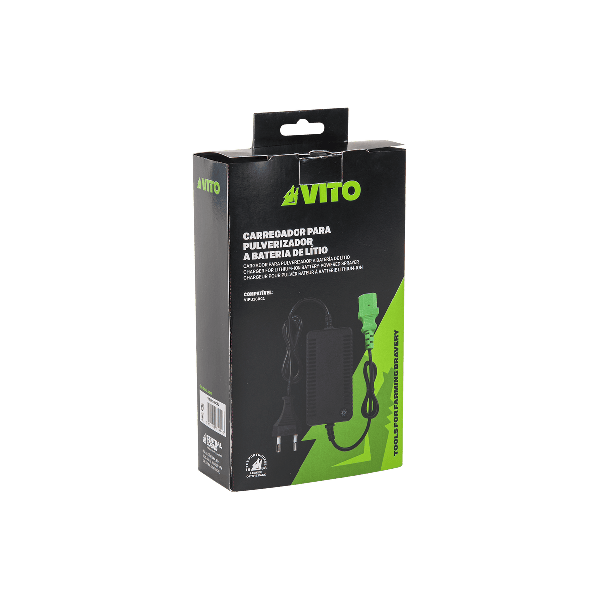 Cargador para Pulverizador a Batería de Litio 12V 2,2A VITO VIPUC16BCBL