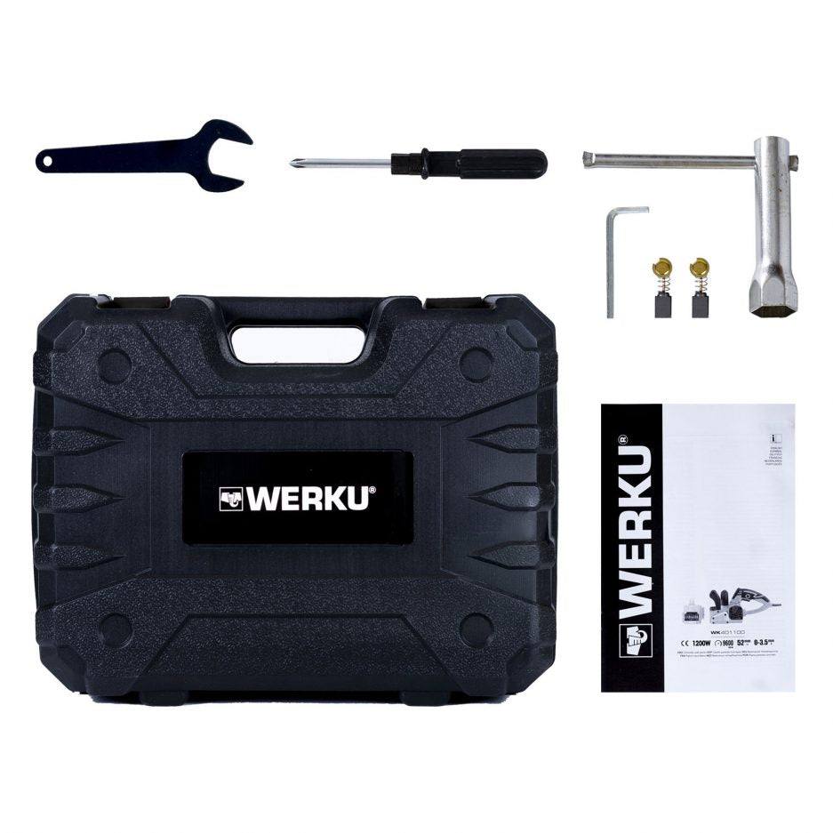Cepillo Paredes Hormigón 1200W Werku Wk401100