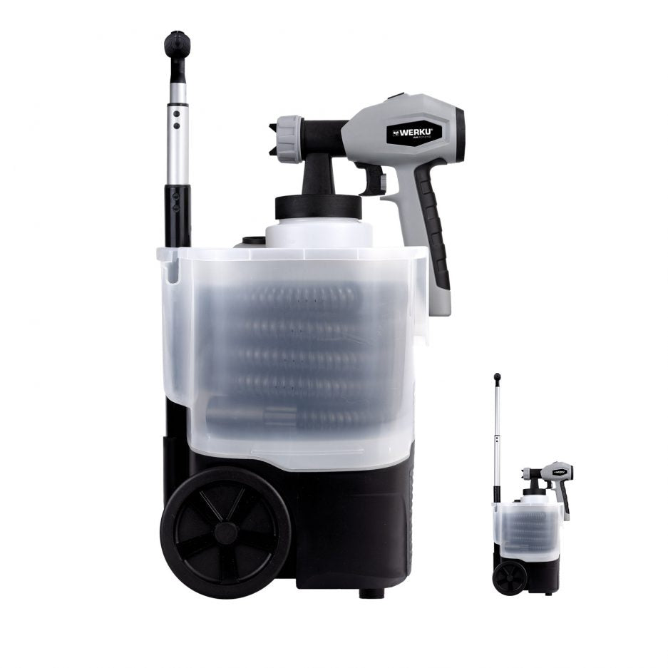 Pistola Pintar Succión Turbina-Trolley 750W Werku WK401180