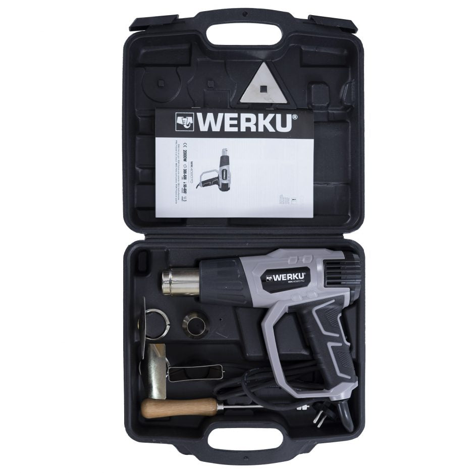 Pistola Aire Caliente 2000W Werku WK402070