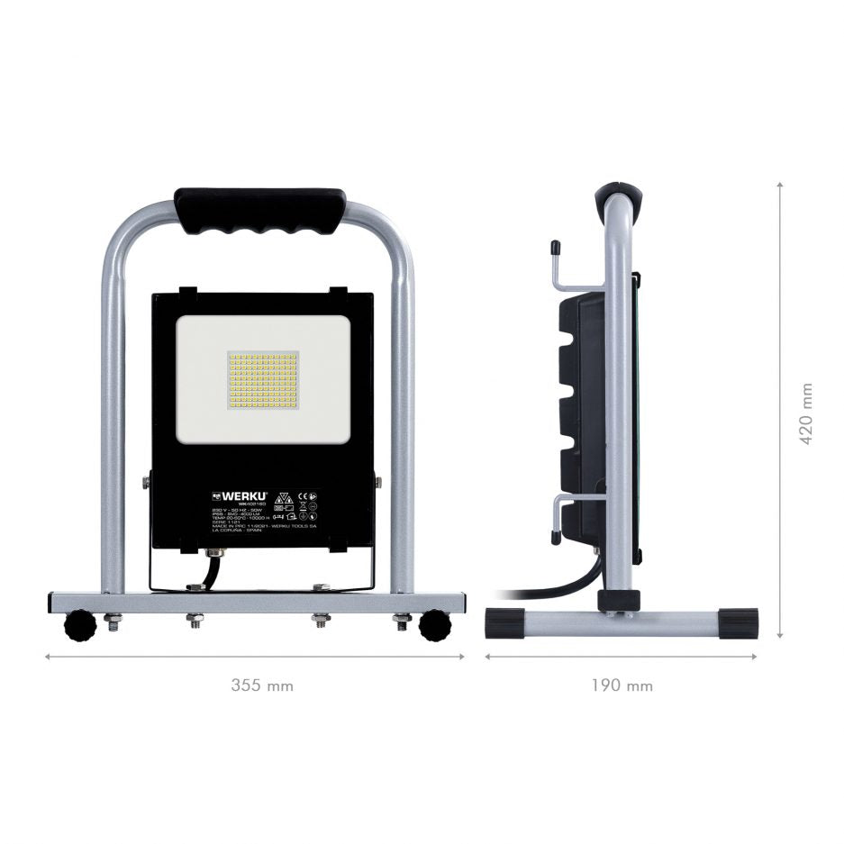 Proyector LED Luz Trabajo 50W Werku WK402160