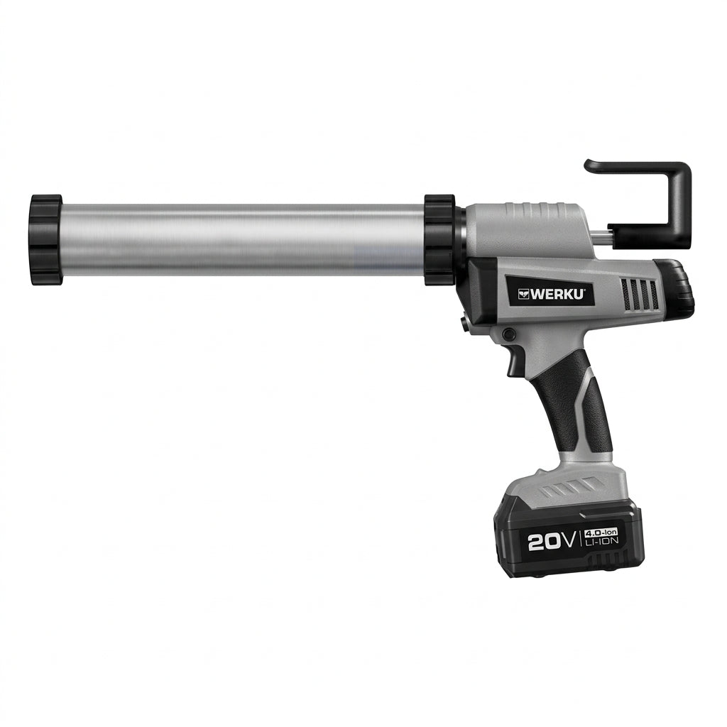 Pistola para Cartuchos Tubular Inalámbrica WK403580 20V 600 ml LED