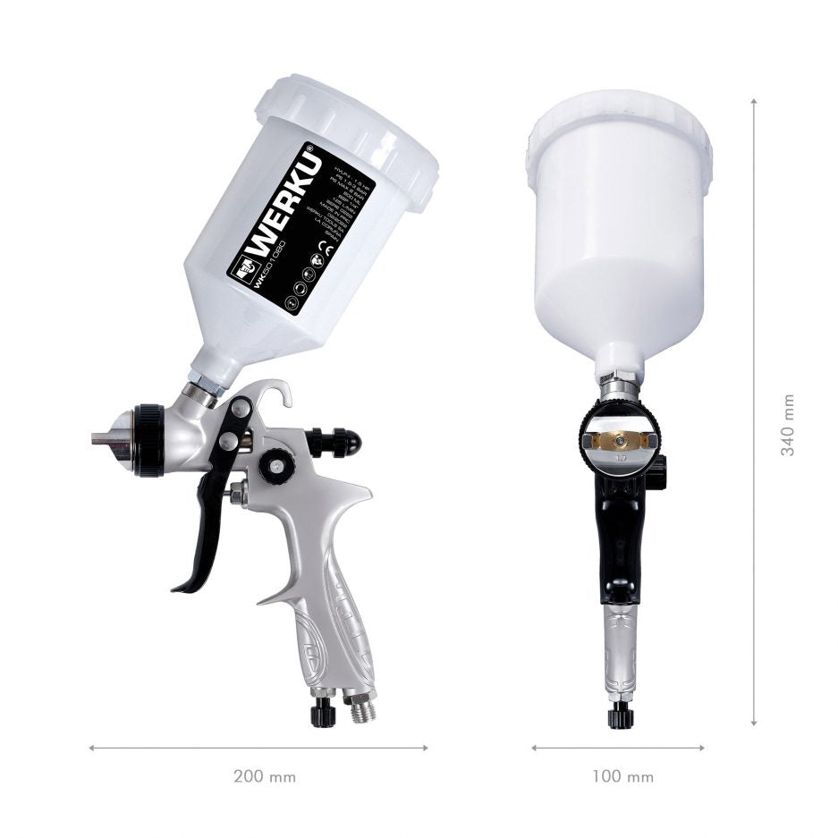 Pistola Pintar Gravedad 600 ML Werku WK501080