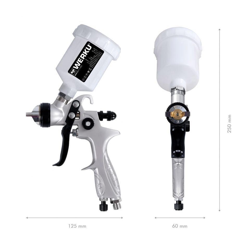 Pistola Pintar Gravedad 125 ML Werku WK501100