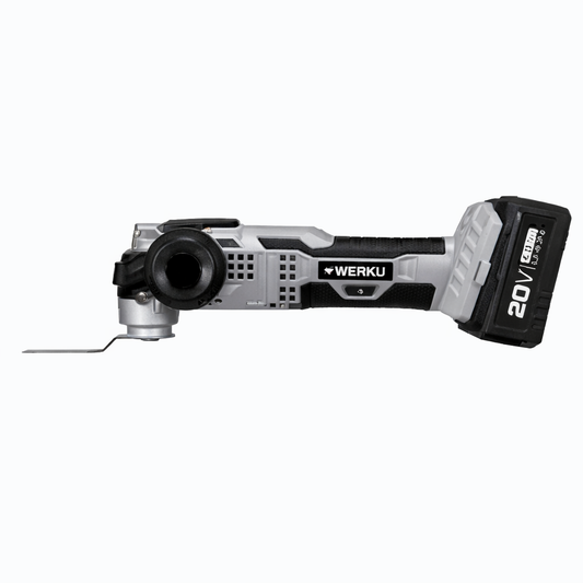 Werku WK403720 Herramienta Multifunción Inalámbrica 20V 5000-20000 RPM
