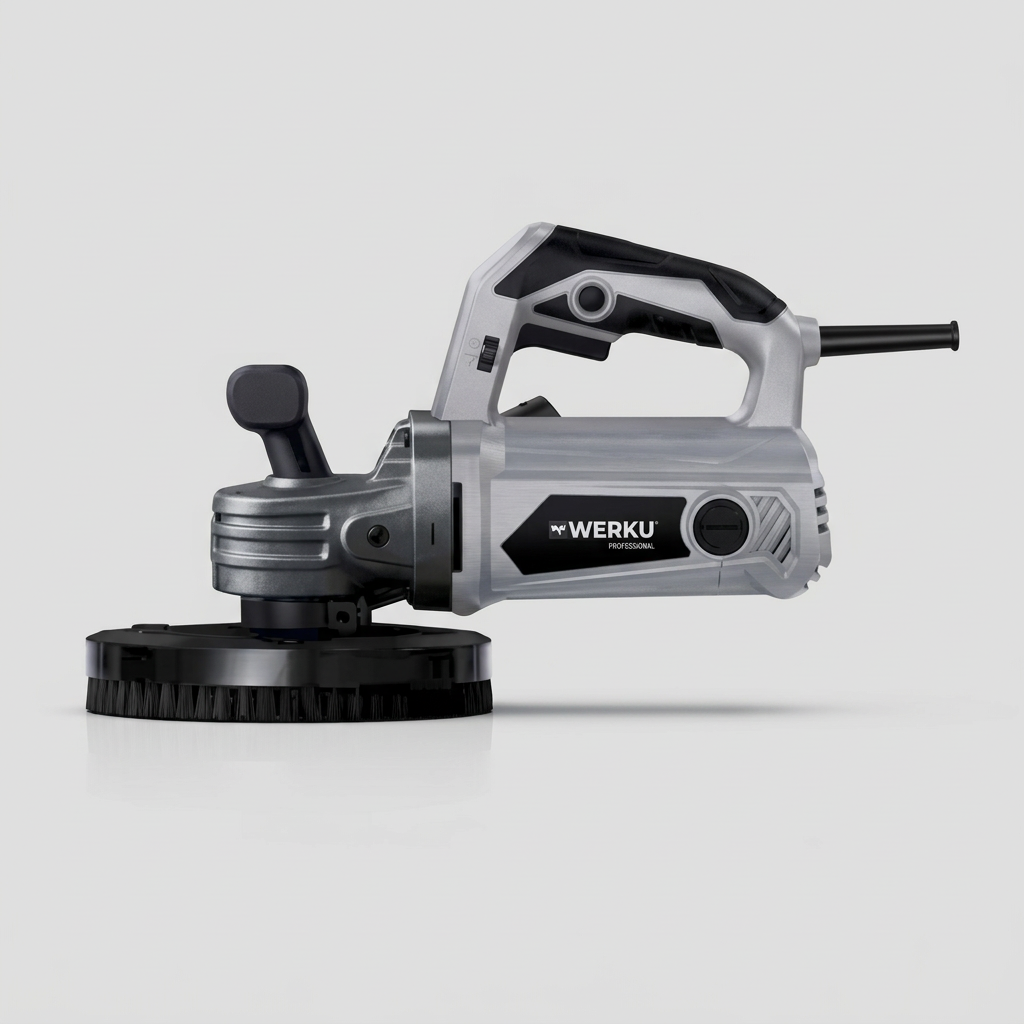 Werku WK403730 Lijadora Circular Paredes Hormigón 1500W Disco 180mm