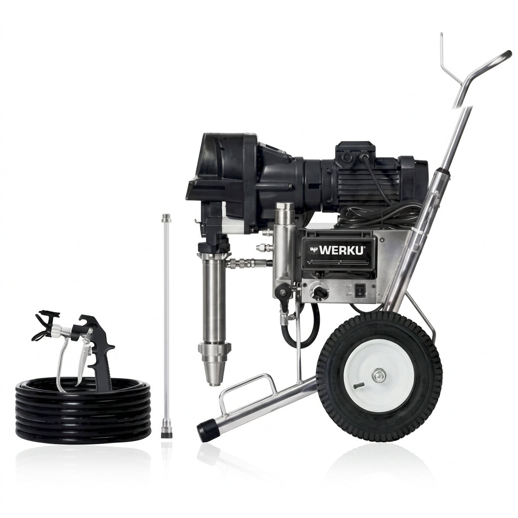 Werku WK501620 Equipo Airless Profesional 3500W 225Bar Boquilla 635